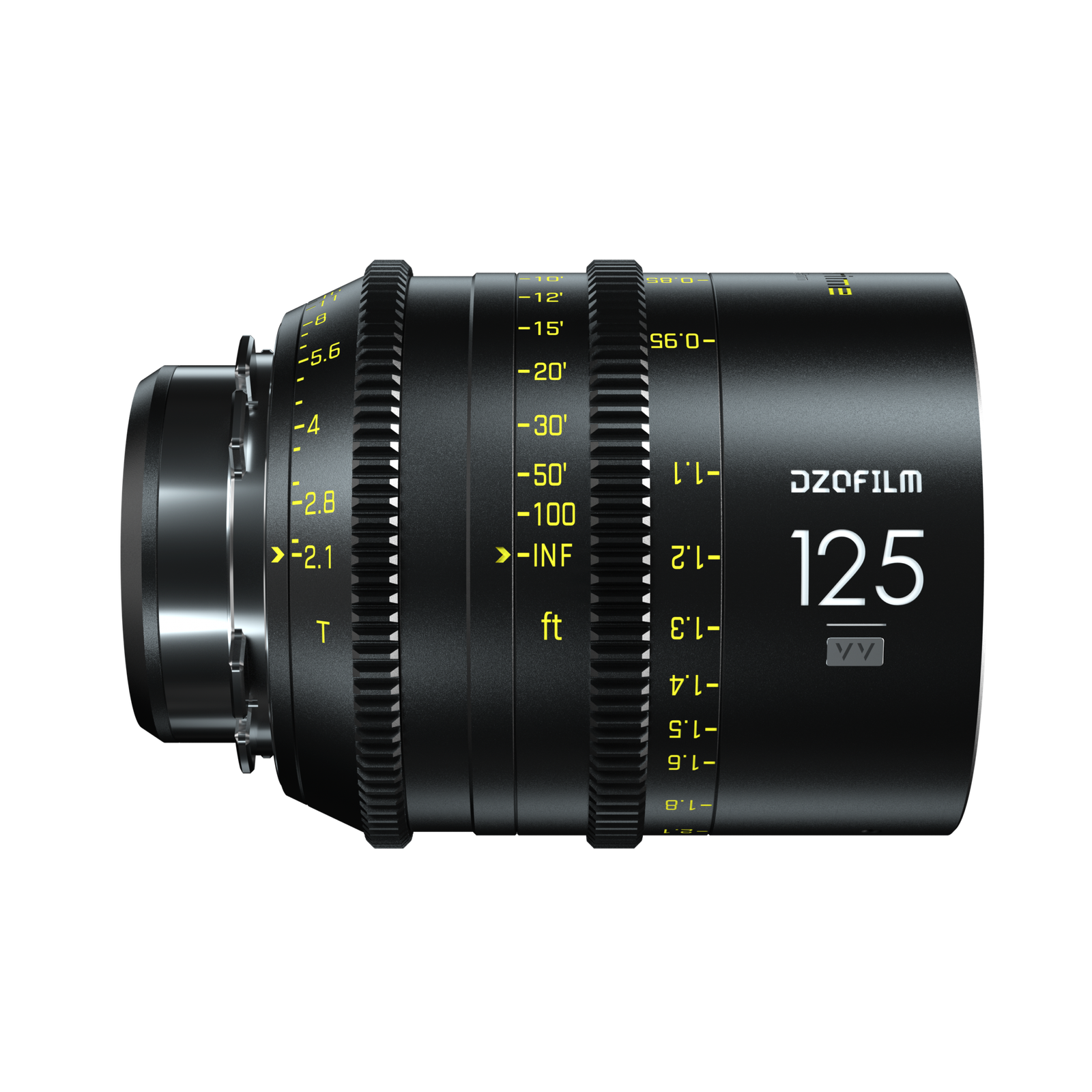 Lente Cine DZOFILM VESPID Prime 125mm T2.1 (ARRI PL / EF-Mount) Lente Cine DZOFILM VESPID Prime 125mm T2.1 (ARRI PL / EF-Mount)