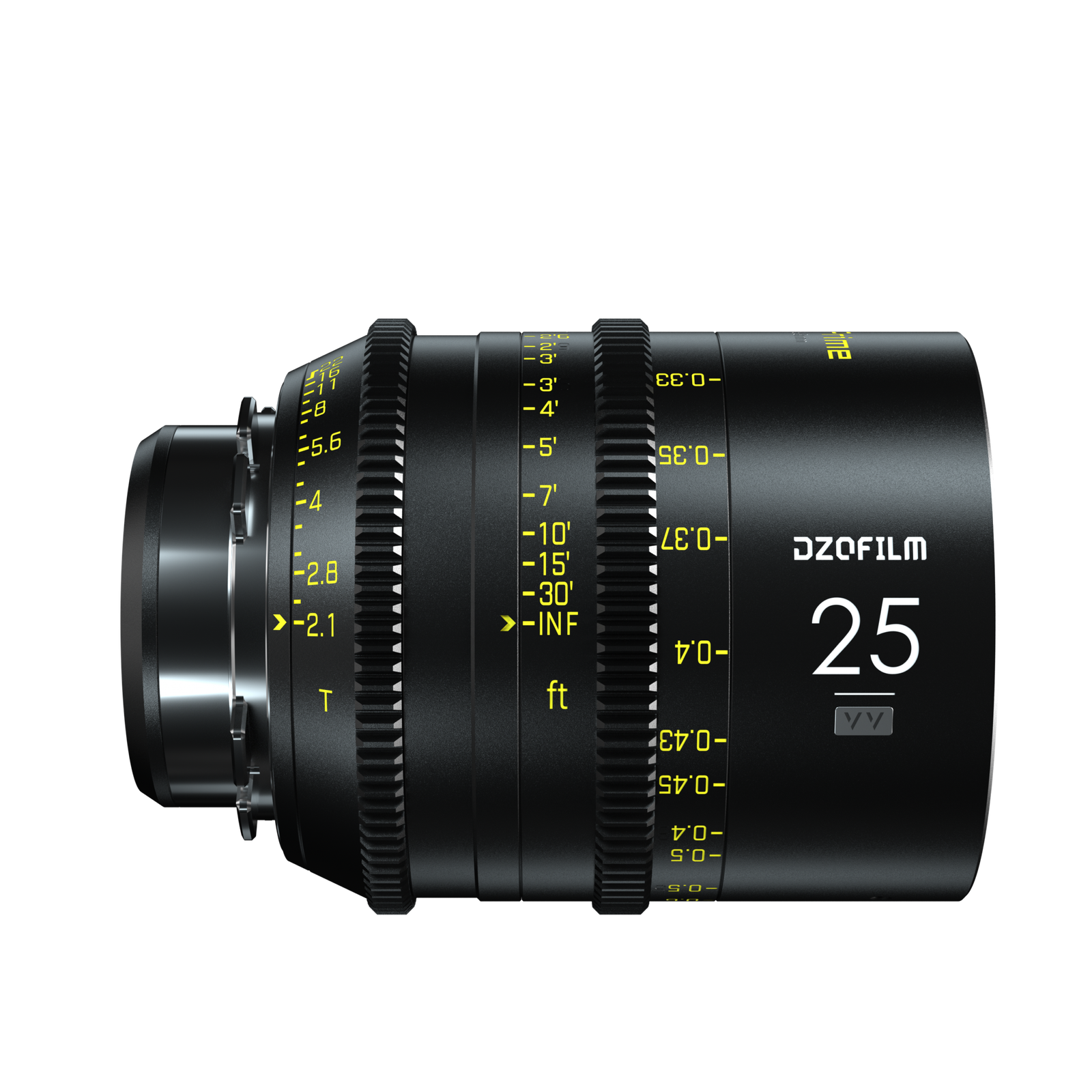 Lente DZOFILM 25mm T2.1 Lente DZOFILM 25mm T2.1