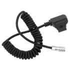 Cabo Espiral D-tap X 2 Pinos Macho Para Blackmagic Bmpcc 4k E 6k