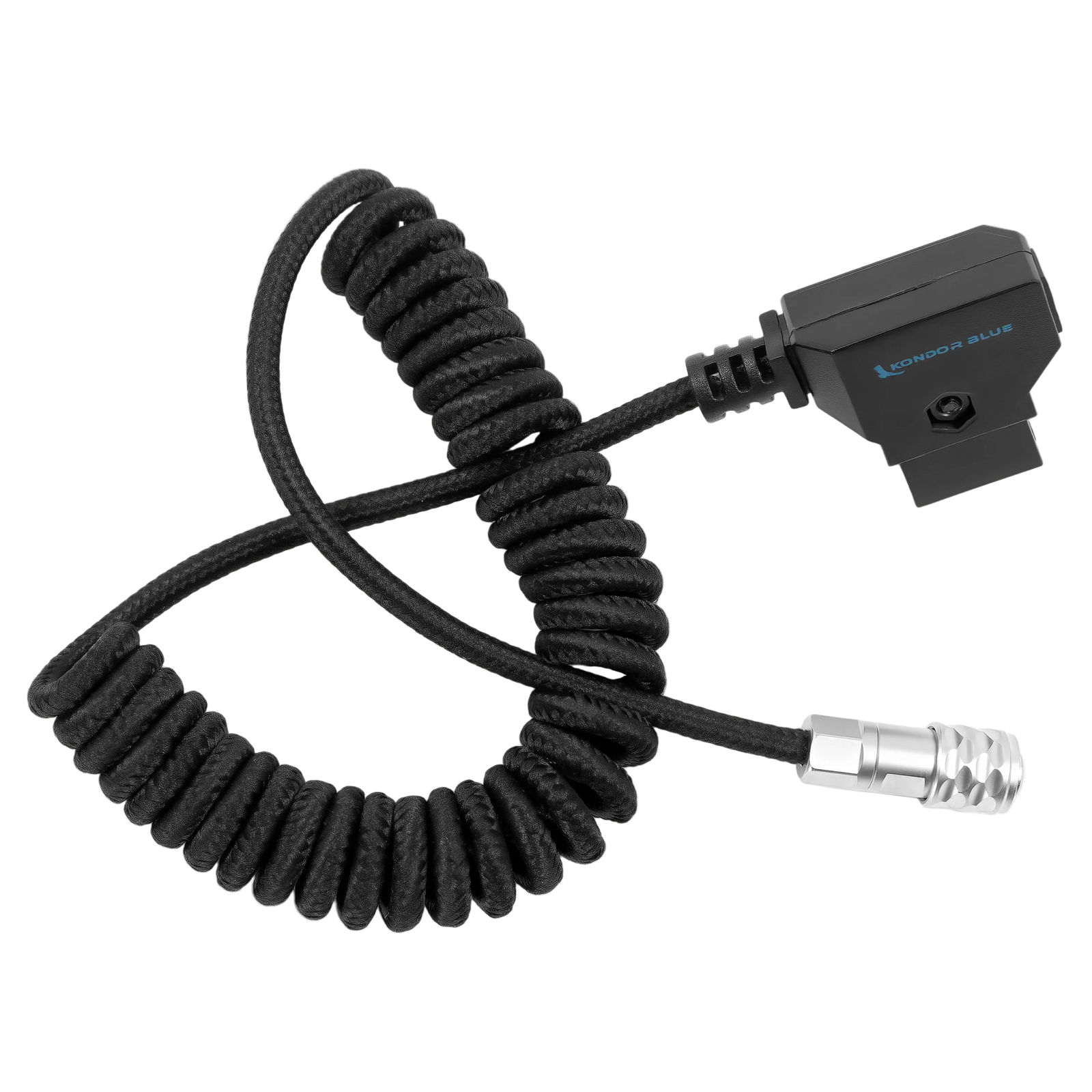 Cabo Espiral D-tap X 2 Pinos Macho Para Blackmagic Bmpcc 4k E 6k Cabo Espiral D-tap X 2 Pinos Macho Para Blackmagic Bmpcc 4k E 6k