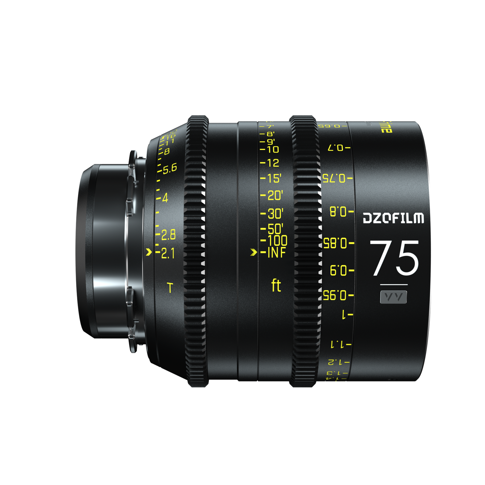 Lente Cine DZOFILM VESPID Prime 75mm T2.1 (ARRI PL / EF-Mount) Lente Cine DZOFILM VESPID Prime 75mm T2.1 (ARRI PL / EF-Mount)