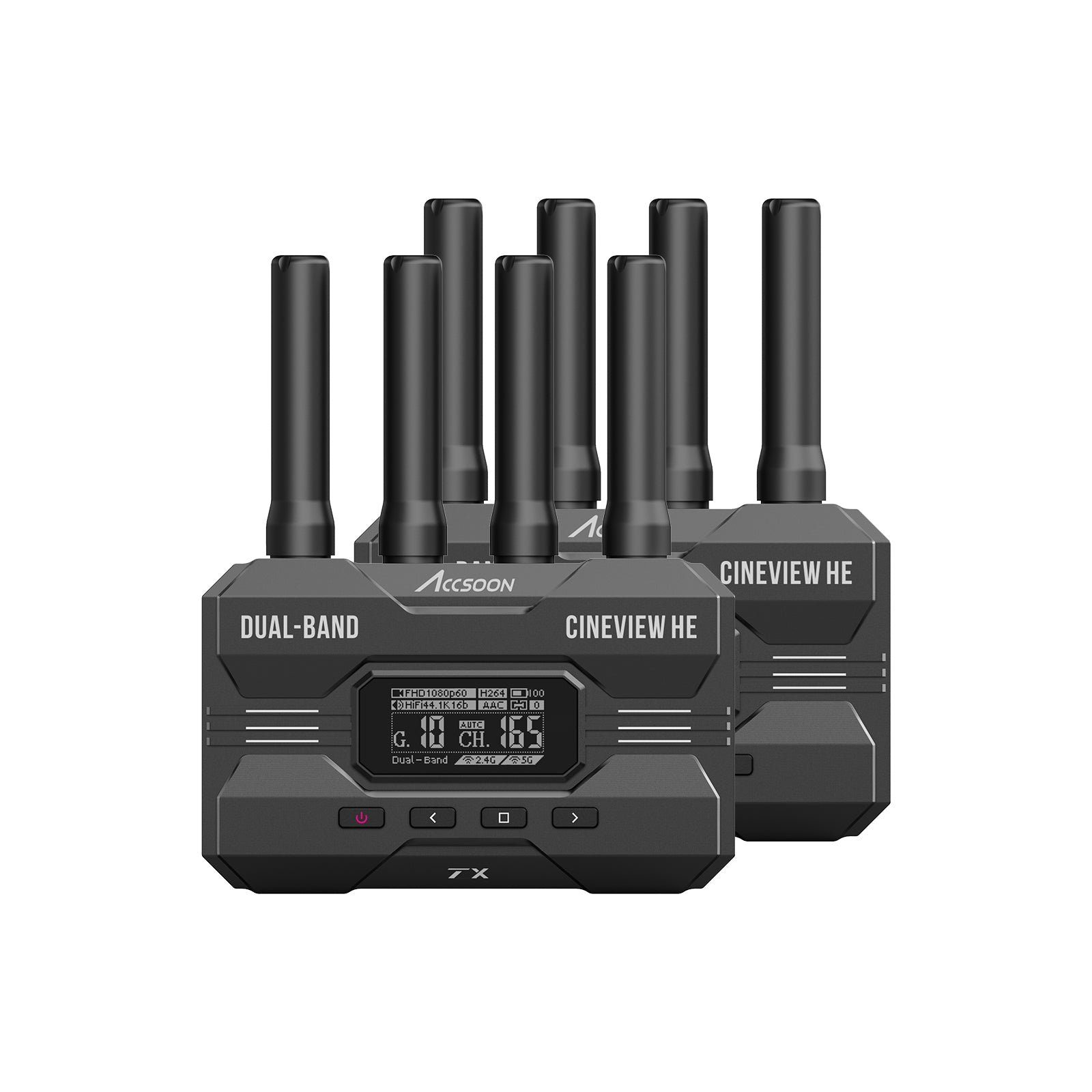 Vídeo Transmissor Wireless Accsoon CineView HE Multi-Spectrum Vídeo Transmissor Wireless Accsoon CineView HE Multi-Spectrum