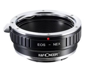 Adaptador de lente manual mount EF Canon para E-mount Sony