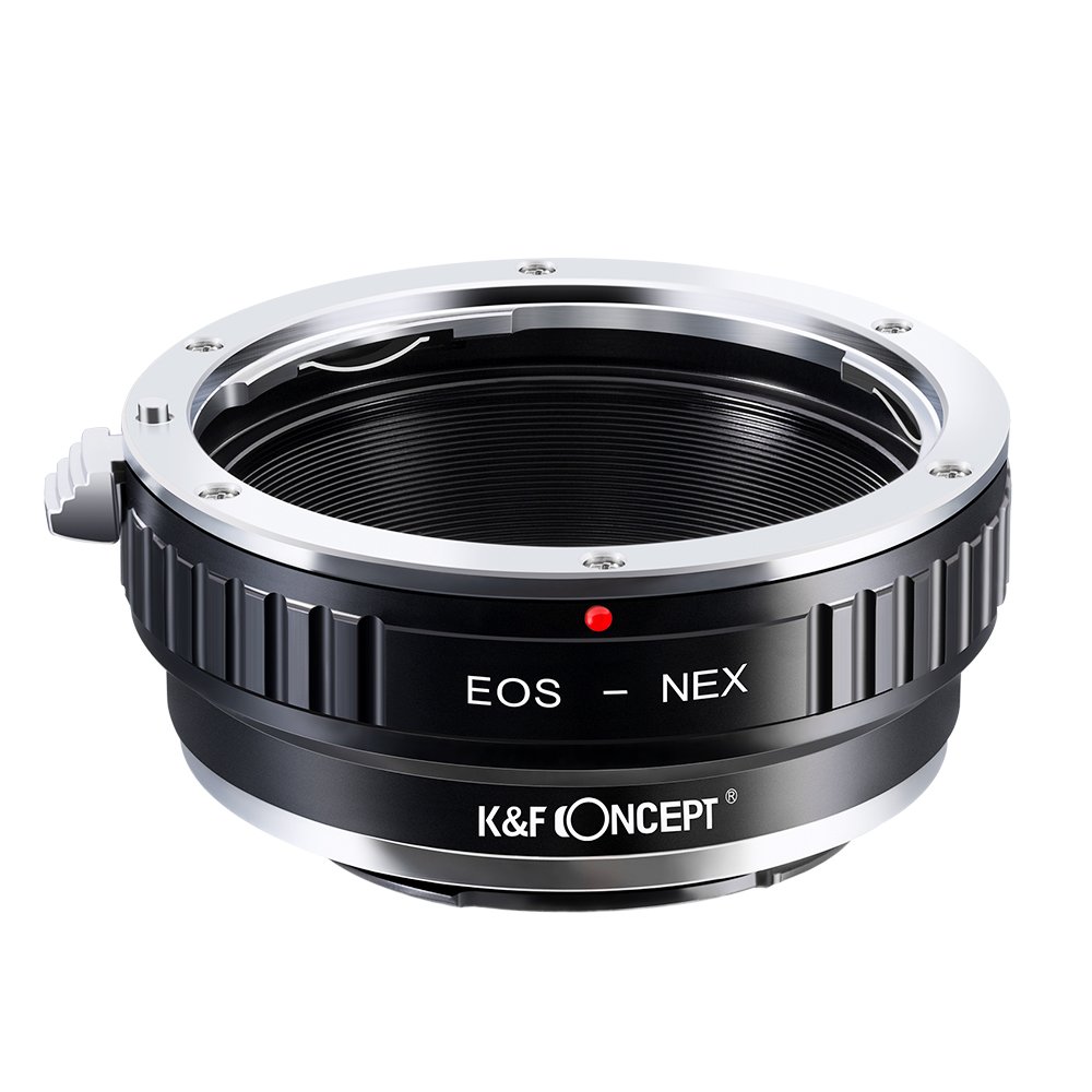Adaptador de lente EOS-NEX Canon EF para Câmeras Sony E-Mount Adaptador de lente EOS-NEX Canon EF para Câmeras Sony E-Mount