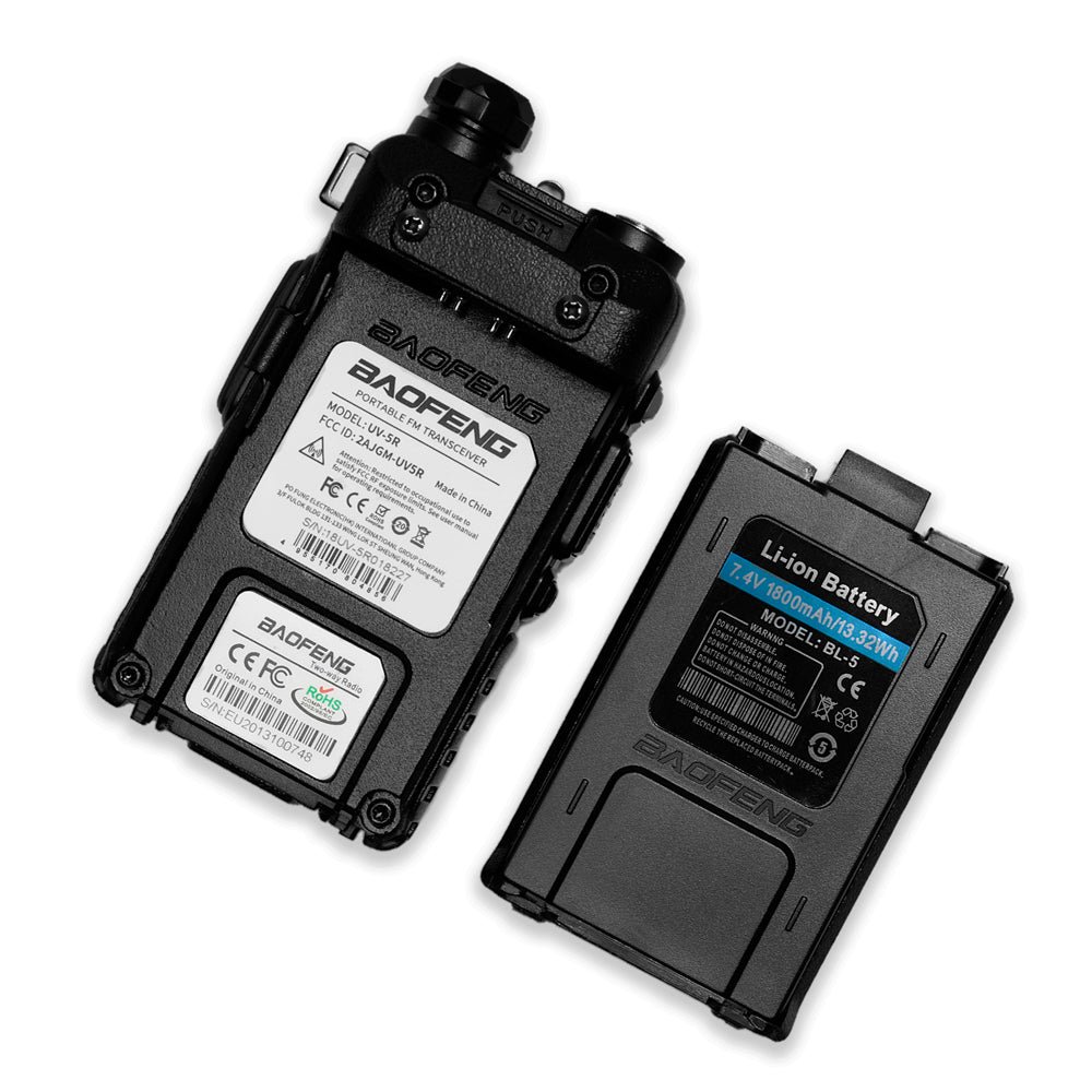 Rádio Comunicador Dual Band Baofeng Uv-5r Vhf Uhf